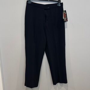 Briggs New York Classic Navy Blue Dress Pants 10P Short NWT